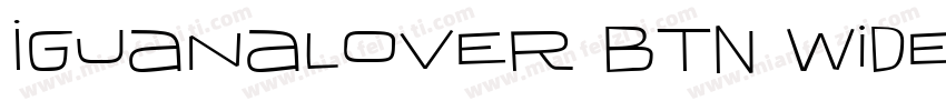 IguanaLover BTN Wide Bd字体转换
